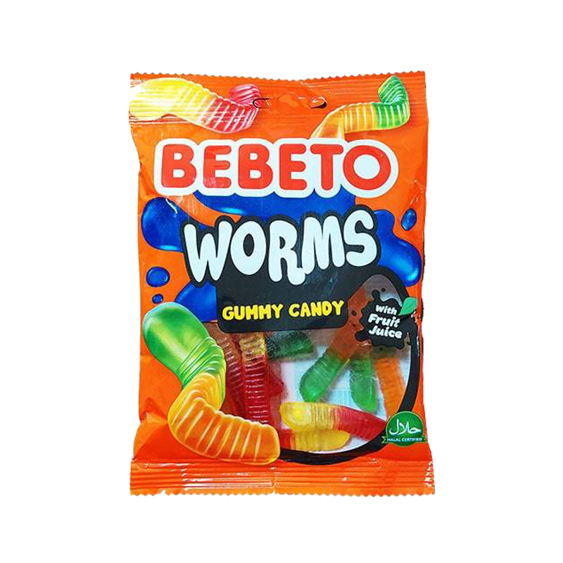 ببتو worm gummy candy